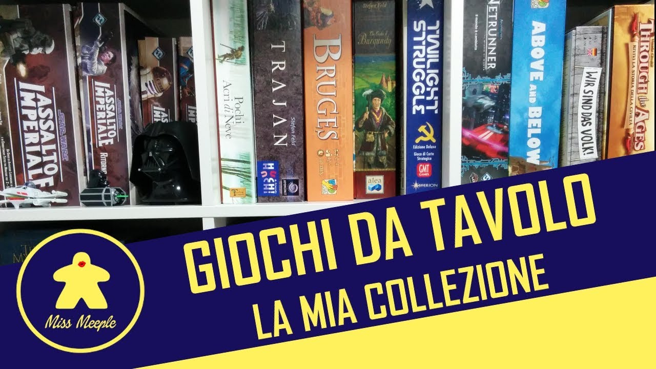 La mia collezione di giochi da tavolo