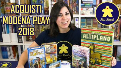 Modena Play 2018 – Acquisti Giochi da Tavolo