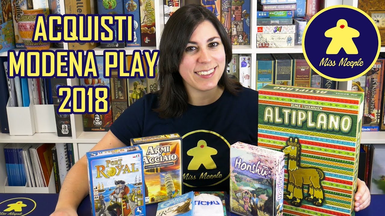 Modena Play 2018 – Acquisti Giochi da Tavolo
